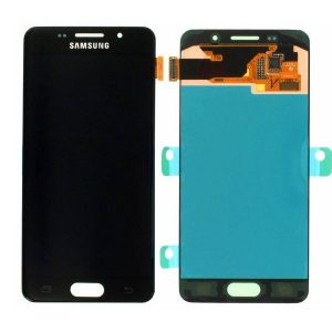 Samsung Galaxy A3 A310F (2016) – LCD Kijelző + Érintőüveg (Black) – GH97-18249B