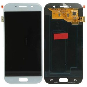 Samsung Galaxy A5 A520F (2017) – LCD Kijelző + Érintőüveg (Blue Mist) – GH97-19733C, GH97-20135C