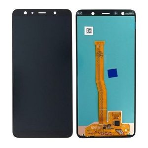 Samsung Galaxy A7 A750F (2018) – LCD Kijelző + Érintőüveg (Black) – GH96-12078A