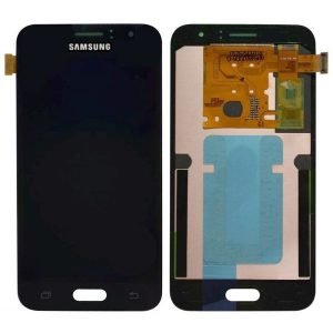 Samsung Galaxy J1 J120F (2016) – LCD Kijelző + Érintőüveg (Black) – GH97-18224C