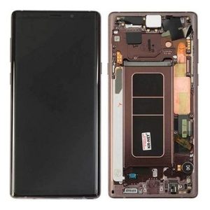 Samsung Galaxy Note 9 N960U – LCD Kijelző + Érintőüveg + Keret (Metallic Copper) – GH97-22269D, GH97-22270D